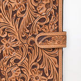 American Darling Portfolio Bag Hand Tooled Crocodile embossed Genuine Leather women bag western handbag purse