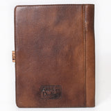 American Darling Portfolio Bag Hand Tooled Crocodile embossed Genuine Leather women bag western handbag purse