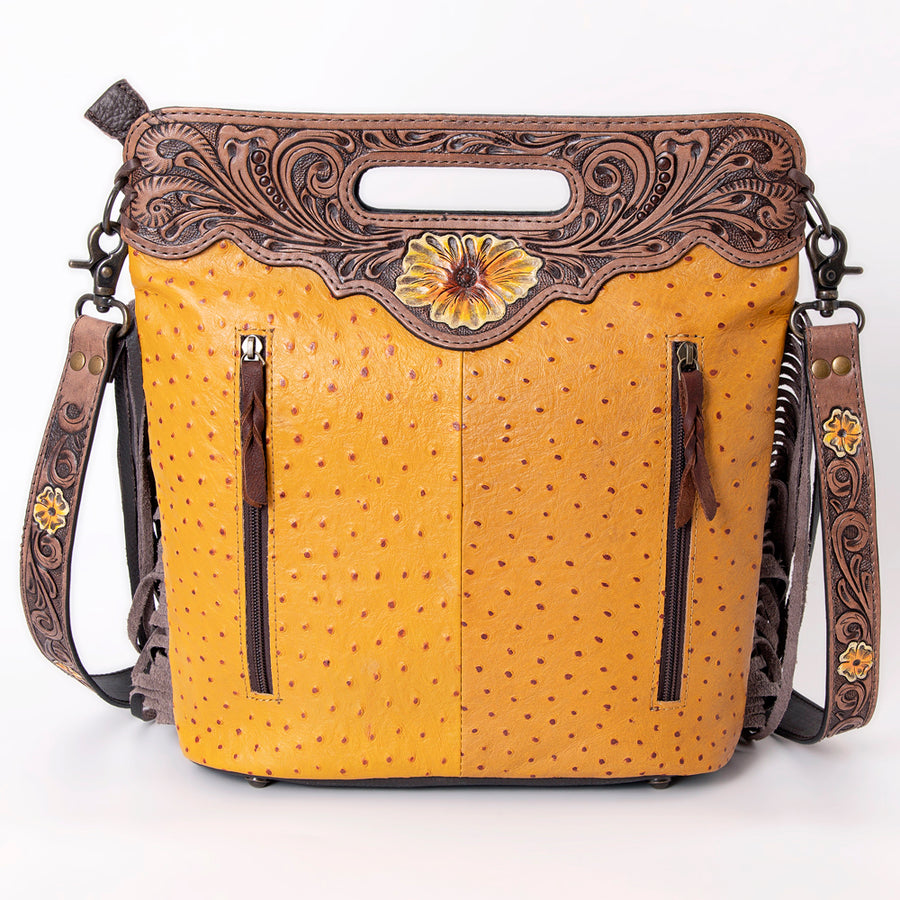 OHLAY Clutch Hand Tooled Genuine Leather Women Bag Western Handbag Purse | Purses for Cute