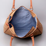 OHLAY WEEKENDER Upcycled Wool Embossed Hair-on Genuine Leather women bag western handbag purse