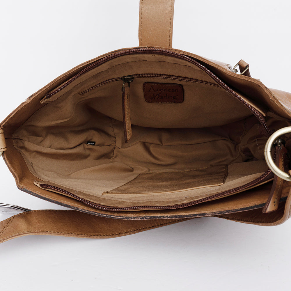 American Darling Tote Hand Tooled Genuine Leather Western Women Bag | Handbag Purse for Cute