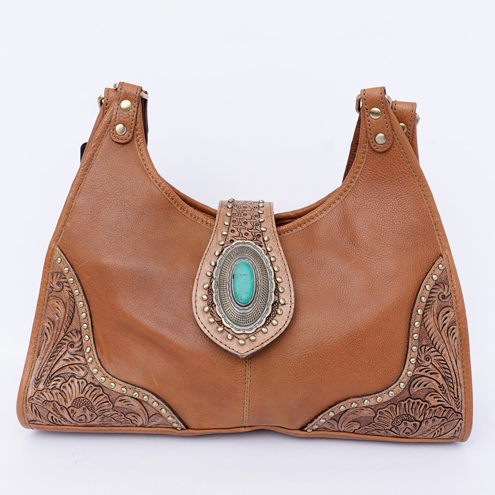 American Darling Hobo Hand Tooled Genuine Leather Western Women Bag | Handbag Purse Bags for Cute