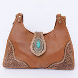 American Darling Hobo Hand Tooled Genuine Leather Western Women Bag | Handbag Purse Bags for Cute