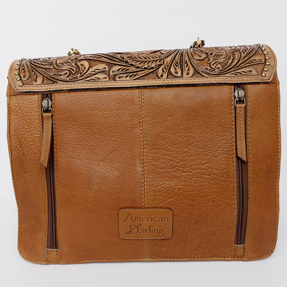 American Darling Cross Body Hand Tooled Hair on Genuine Leather Western Women Bag | Handbag Purse Crossbody for Cute