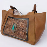 American Darling Tote Hand Tooled Genuine Leather Western Women Bag | Handbag Purse for Cute