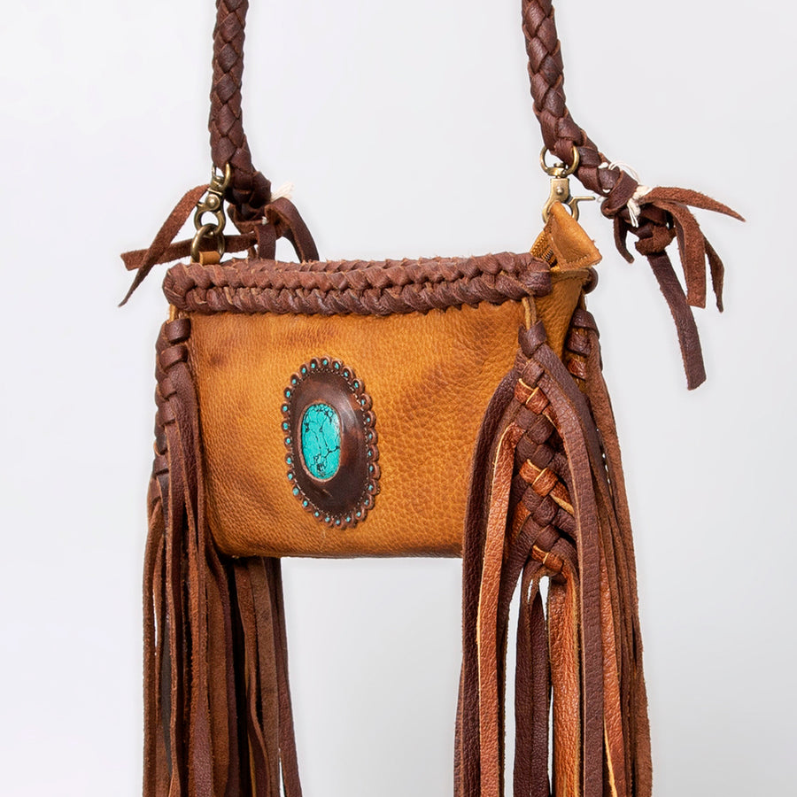 American Darling Cross Body Full Grain Genuine Leather Women Bag Western Handbag Purse - Uhorse
