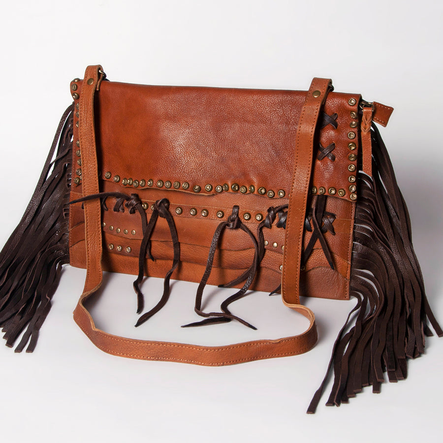American Darling Small Cross Body Hand Tooled Genuine Leather Western Women Bag Handbag Purse - Uhorse