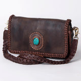 American Darling Clutch Full Grain Genuine Leather Western Women Bag Handbag Purse | Purses for Cute