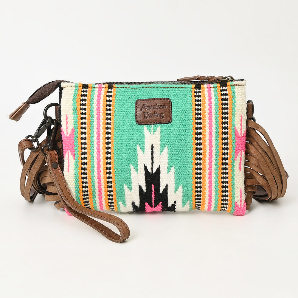 American Darling Cross Body Hand Tooled Saddle Blanket Genuine Leather Western Women Bag Handbag Purse | Crossbody for Cute