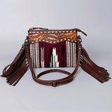 American Darling Cross Body Hand Tooled Saddle Blanket Genuine Leather Western Women Bag Handbag Purse | Crossbody for Cute