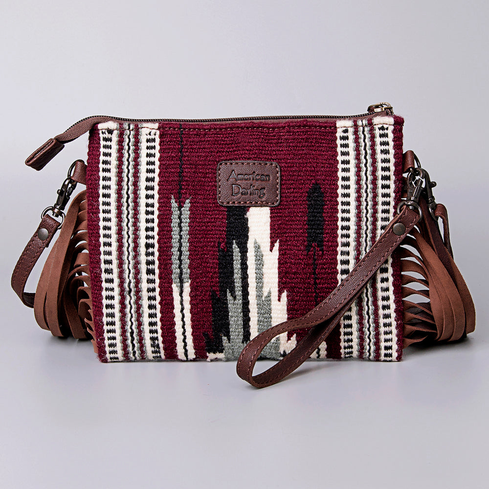 American Darling Cross Body Hand Tooled Saddle Blanket Genuine Leather Western Women Bag Handbag Purse | Crossbody for Cute
