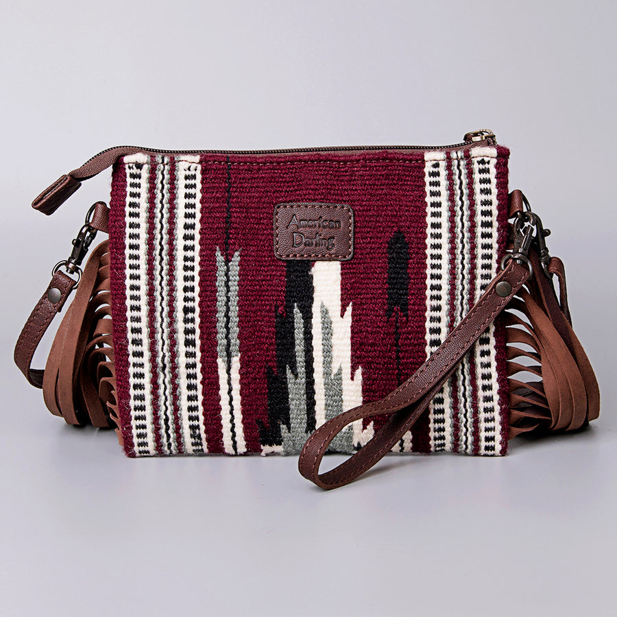 American Darling Cross Body Hand Tooled Saddle Blanket Genuine Leather Western Women Bag Handbag Purse | Crossbody for Cute