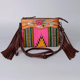 American Darling Cross Body Hand Tooled Saddle Blanket Genuine Leather Western Women Bag Handbag Purse | Crossbody for Cute
