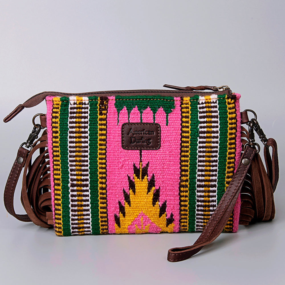 American Darling Cross Body Hand Tooled Saddle Blanket Genuine Leather Western Women Bag Handbag Purse | Crossbody for Cute
