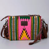 American Darling Cross Body Hand Tooled Saddle Blanket Genuine Leather Western Women Bag Handbag Purse | Crossbody for Cute