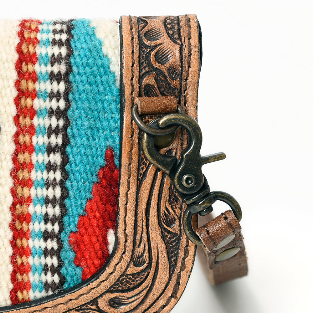 American Darling Cross Body Saddle Blanket Genuine Leather Western Women Bag Handbag Purse | Crossbody for Cute