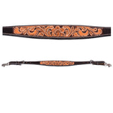 Bar H Equine Genuine Western American Leather Horse Premium Headstall & Breast Collar Set