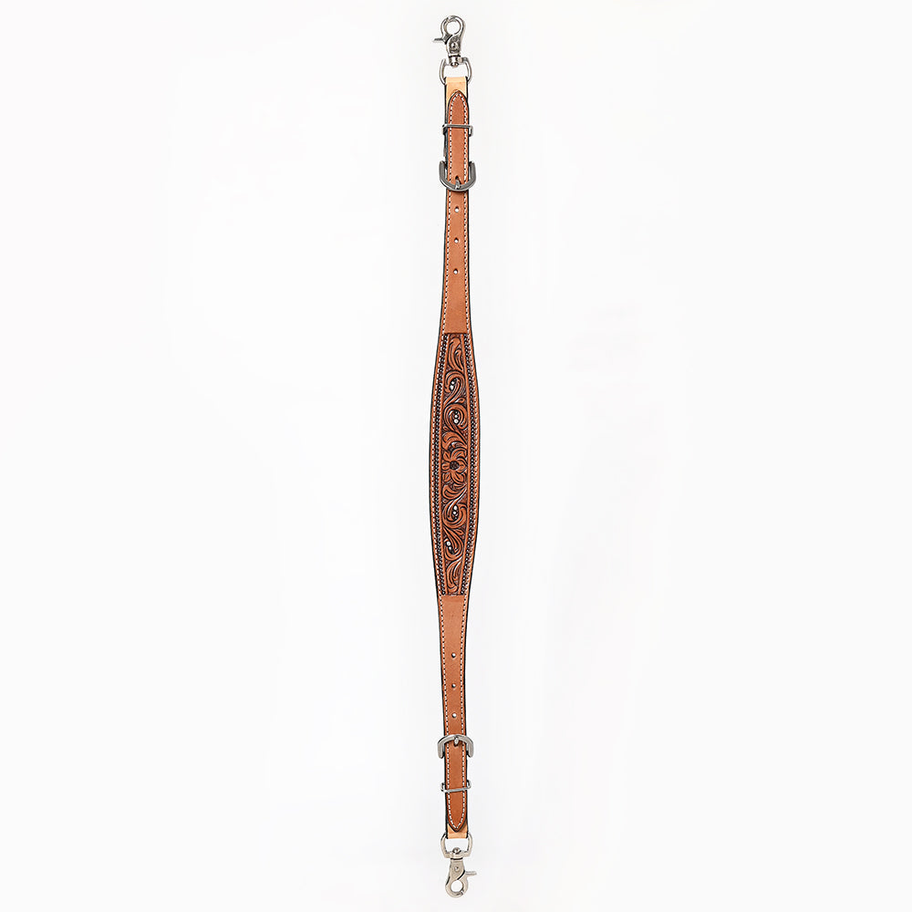 Bar H Equine Genuine Western American Leather Horse Premium Headstall & Breast Collar Set