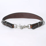 Bar H Equine Genuine Western American Leather Horse Premium Headstall & Breast Collar Set