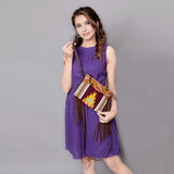 American Darling Cross Body Hand Tooled Saddle Blanket Genuine Leather Western Women Bag Handbag Purse | Crossbody for Cute