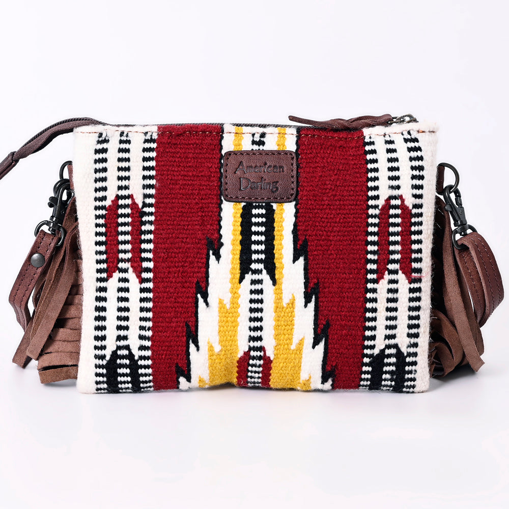 American Darling Cross Body Hand Tooled Saddle Blanket Genuine Leather Western Women Bag Handbag Purse | Crossbody for Cute