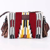 American Darling Cross Body Hand Tooled Saddle Blanket Genuine Leather Western Women Bag Handbag Purse | Crossbody for Cute