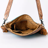 American Darling Crossbody Hand Tooled Saddle Blanket Genuine Leather Women Bag Western Handbag Purse