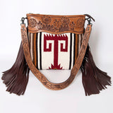 American Darling Crossbody Hand Tooled Saddle Blanket Genuine Leather Women Bag Western Handbag Purse