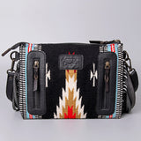 American Darling Cross Body Hand Tooled Saddle Blanket Genuine Leather Western Women Bag Handbag Purse | Crossbody for Cute