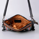 American Darling Cross Body Hand Tooled Saddle Blanket Genuine Leather Western Women Bag Handbag Purse | Crossbody for Cute
