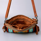 American Darling Cross Body Hand Tooled Saddle Blanket Genuine Leather Western Women Bag Handbag Purse | Crossbody for Cute