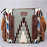 American Darling Crossbody Hand Tooled Saddle Blanket Genuine Leather Women Bag Western Handbag Purse