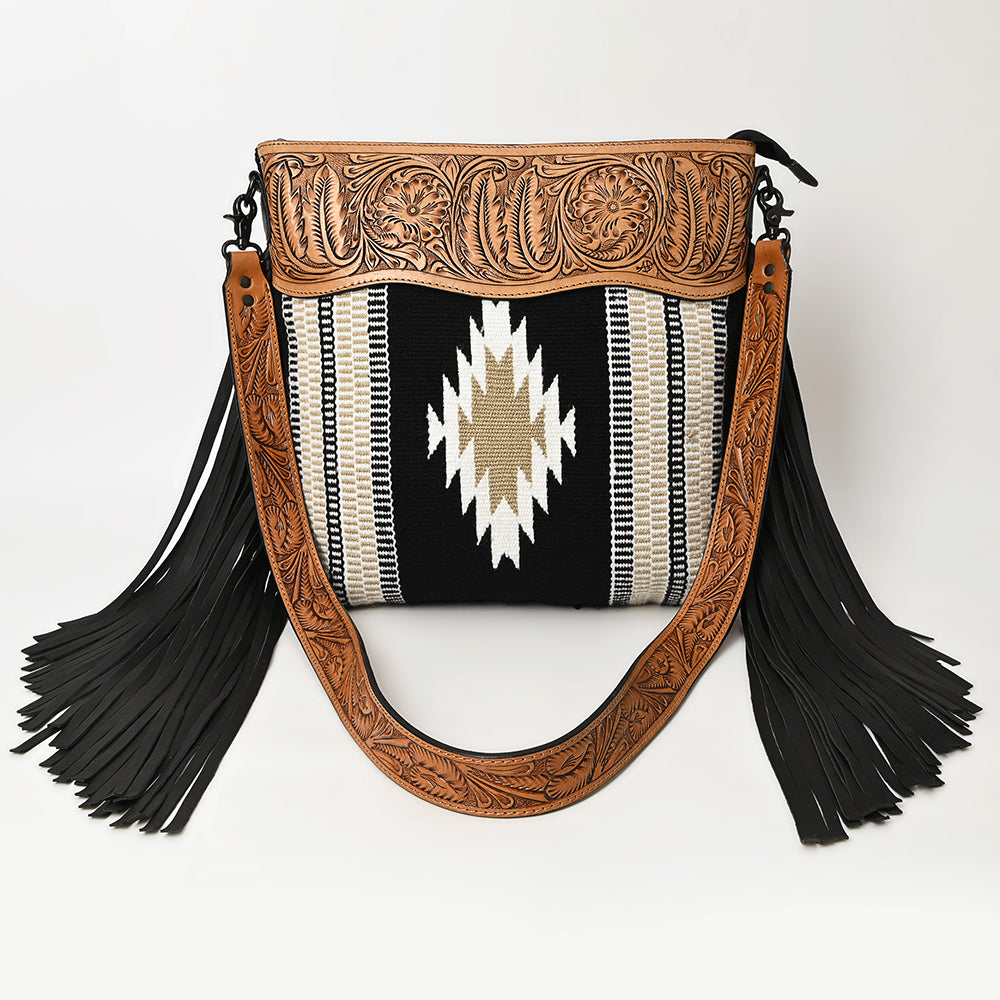 American Darling Crossbody Hand Tooled Saddle Blanket Genuine Leather Women Bag Western Handbag Purse