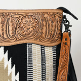 American Darling Crossbody Hand Tooled Saddle Blanket Genuine Leather Women Bag Western Handbag Purse