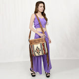 American Darling Crossbody Hand Tooled Saddle Blanket Genuine Leather Women Bag Western Handbag Purse