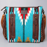 ADBGZ706 American Darling Hand Tooled Saddle Blanket Genuine Leather Women Bag Western Handbag Purse
