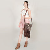 American Darling Messenger Genuine Leather Women Bag Western Handbag Purse