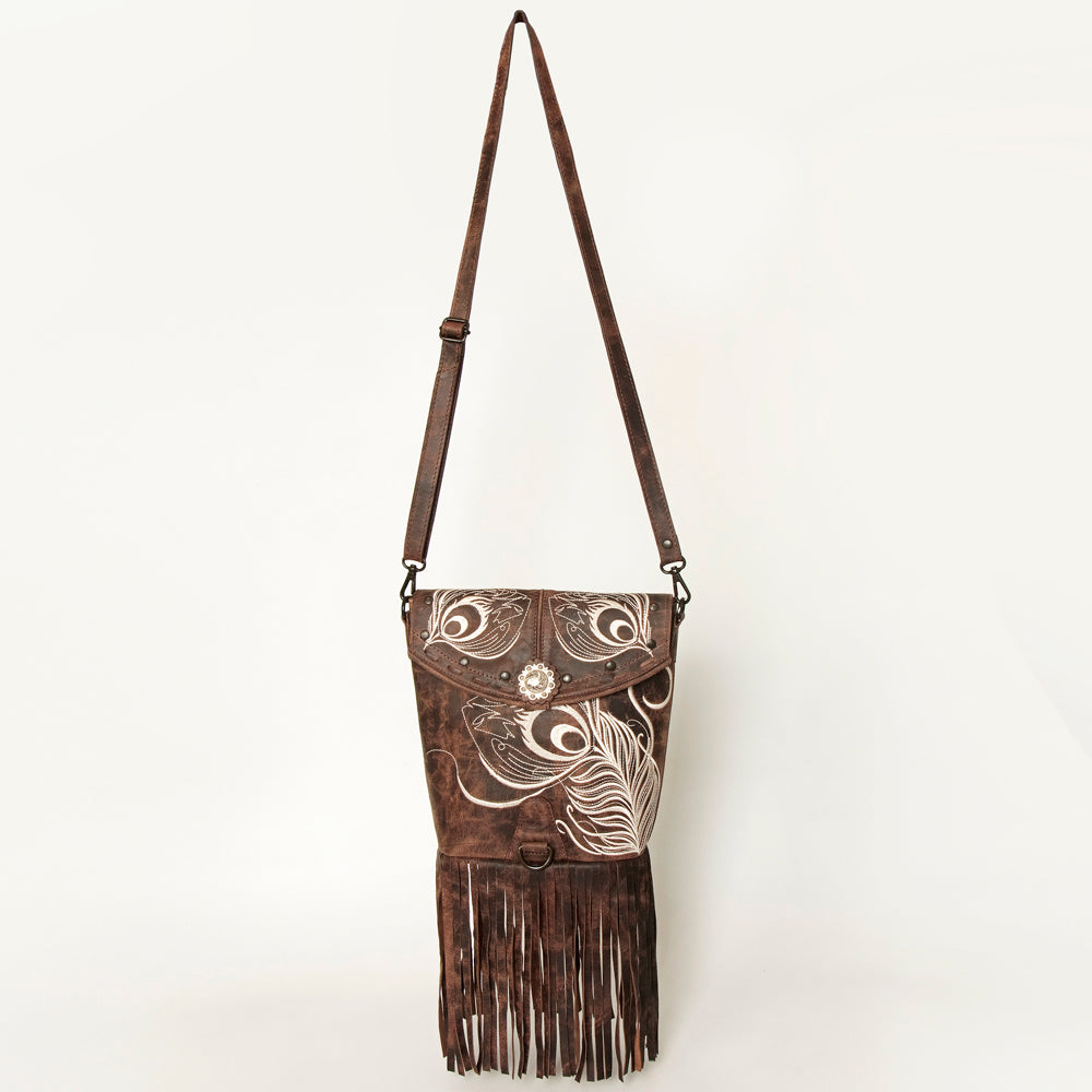 American Darling Messenger Genuine Leather Women Bag Western Handbag Purse