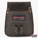 Hilason Genuine Thick Leather Shooting Shotgun Shell Bag Ammo Pouch