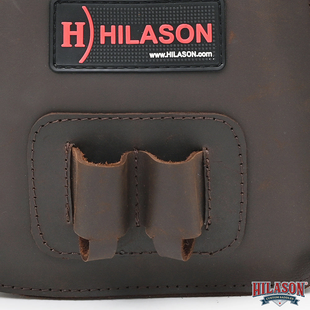 Hilason Genuine Thick Leather Shooting Shotgun Shell Bag Ammo Pouch