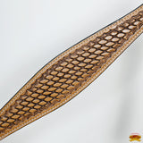 HILASON Western Horse Headstall & Breast Collar American Leather Basket Tan