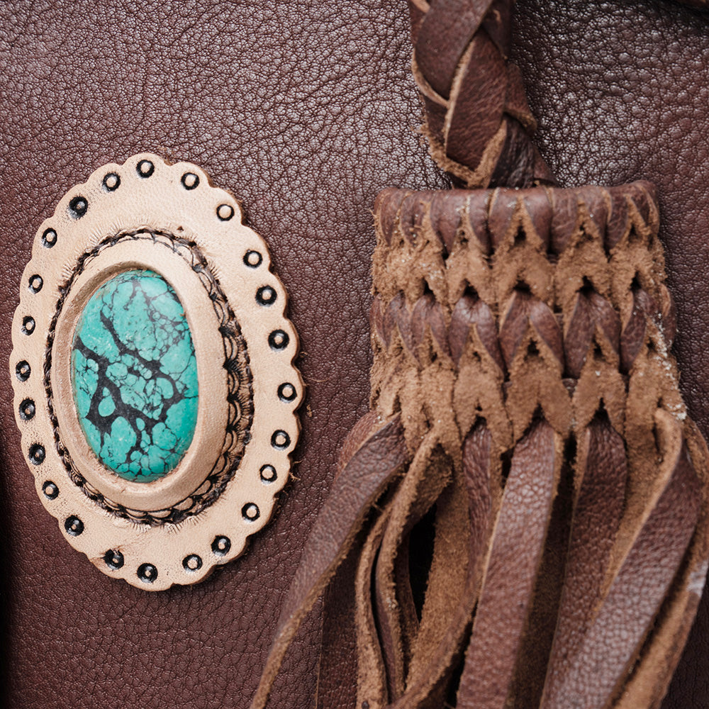 American Darling Tote Hand Tooled Genuine Leather Women Bag Western Handbag | Purse