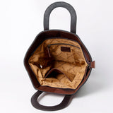 American Darling Tote Hair-On Hand Tooled Genuine Leather Western Women Bag Handbag Purse | Travel Bags College Casual