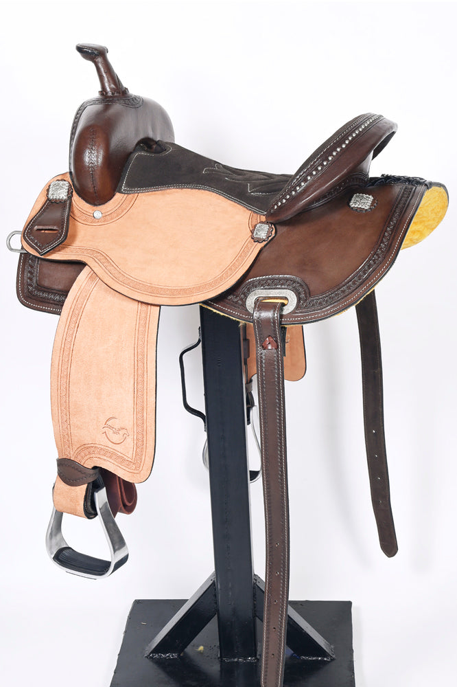 Comfytack Western Horse Barrel Racing Trail Saddle Tack Set American Leather