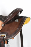 Comfytack Western Horse Barrel Racing Trail Saddle Tack Set Genuine Leather