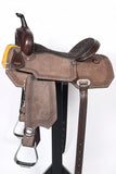Comfytack Western Horse Barrel Racing Trail Saddle Tack Set Genuine Leather