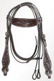 Comfytack Western Horse Barrel Racing Trail Saddle Tack Set Genuine Leather
