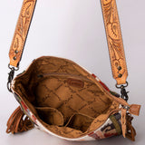 American Darling Messenger Bag Saddle Blanket Fabric Genuine Leather Western Women Handbag Purse | Cute