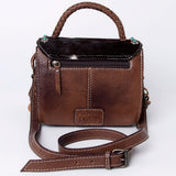 American Darling Briefcase Crocodile Embossed Hair on Genuine Leather Western Women Bag Handbag | Briefcase Bag | Briefcase for Women | Cute Briefcase Bag | Laptop Briefcase Bag
