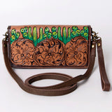 American Darling Wallet Hand Tooled Genuine Leather Western Women Bag | Handbag Purse Wristlet Travel Clutch